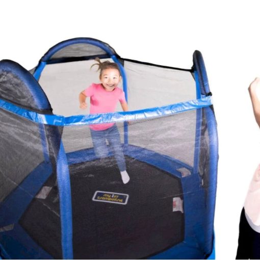 Bounce Pro 7' My First Trampoline Hexagon (Ages 3-10) for Kids - Image 2