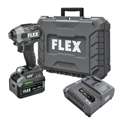 FLEX FX1371A1H STACKED LITHIUM 24Volt 14in Variable Speed Brushless Cordless Impact Driver 1Battery Included