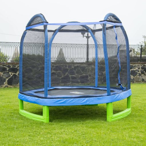 Bounce Pro 7' My First Trampoline Hexagon (Ages 3-10) for Kids - Image 6