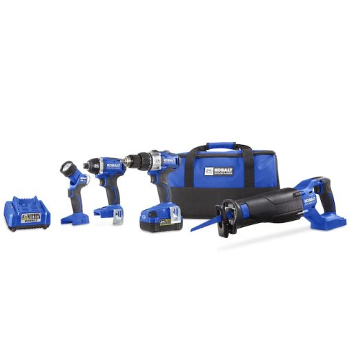 Kobalt KLC 4024A03 4Tool 24Volt Max Brushless Power Tool Combo Kit with Soft Case 1Battery Included and Charger Included - Image 12