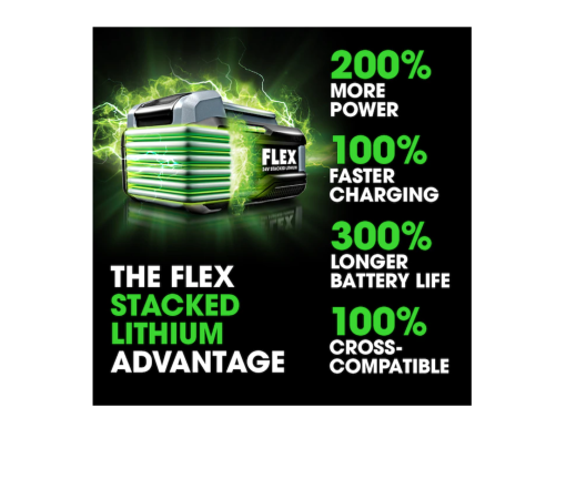 FLEX FX1371A1H STACKED LITHIUM 24Volt 14in Variable Speed Brushless Cordless Impact Driver 1Battery Included - Image 3