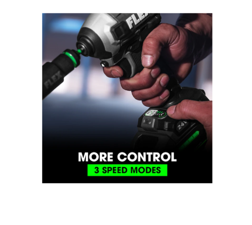 FLEX FX1371A1H STACKED LITHIUM 24Volt 14in Variable Speed Brushless Cordless Impact Driver 1Battery Included - Image 6