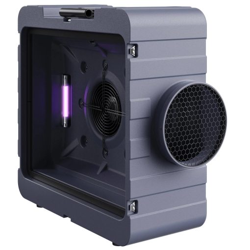 VEVOR Air Scrubber with 3-Stage Filtration, Stackable Negative Air Machine 800 CFM, Air Cleaner with Merv10, Carbon, H13 HEPA, - Image 11