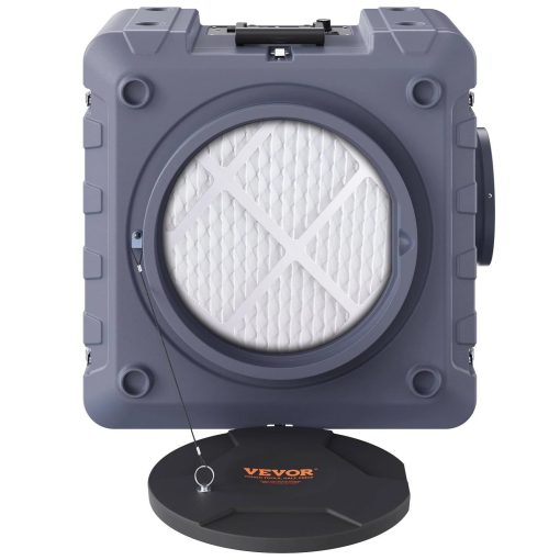 VEVOR Air Scrubber with 3-Stage Filtration, Stackable Negative Air Machine 800 CFM, Air Cleaner with Merv10, Carbon, H13 HEPA, - Image 3