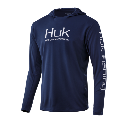 HUK ICON X HOODIE SARGASSO SEA