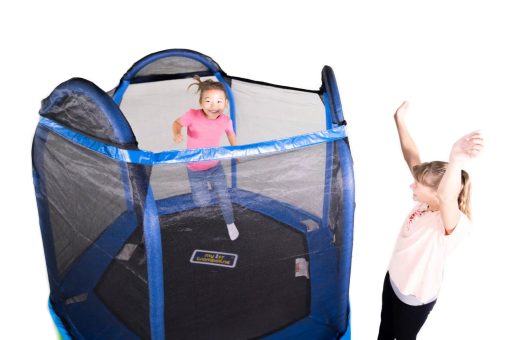 Bounce Pro 7' My First Trampoline Hexagon (Ages 3-10) for Kids - Image 11