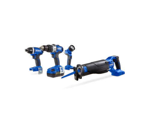 Kobalt KLC 4024A03 4Tool 24Volt Max Brushless Power Tool Combo Kit with Soft Case 1Battery Included and Charger Included - Image 3